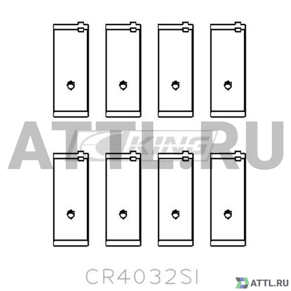 KING CR4032SI Вкладыши шатунные STD