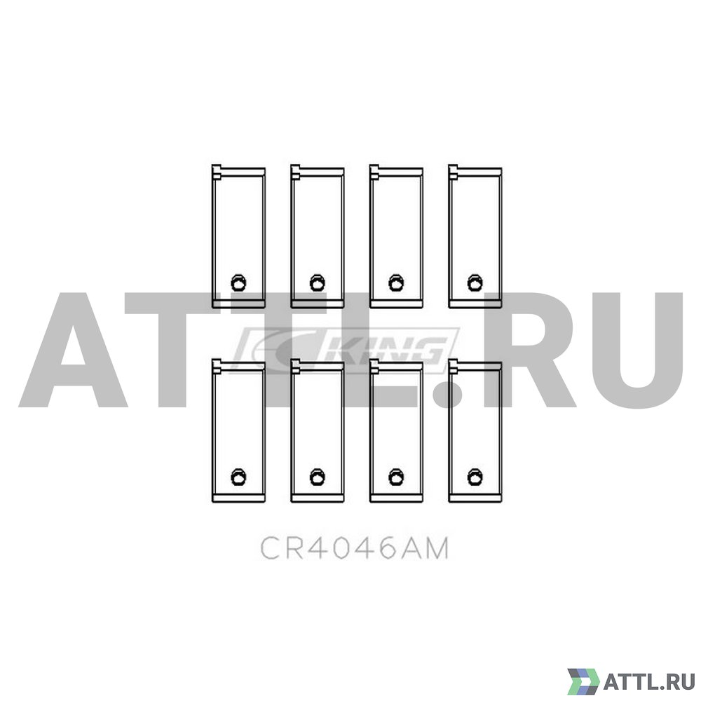 KING CR4046AM Вкладыши шатунные STD