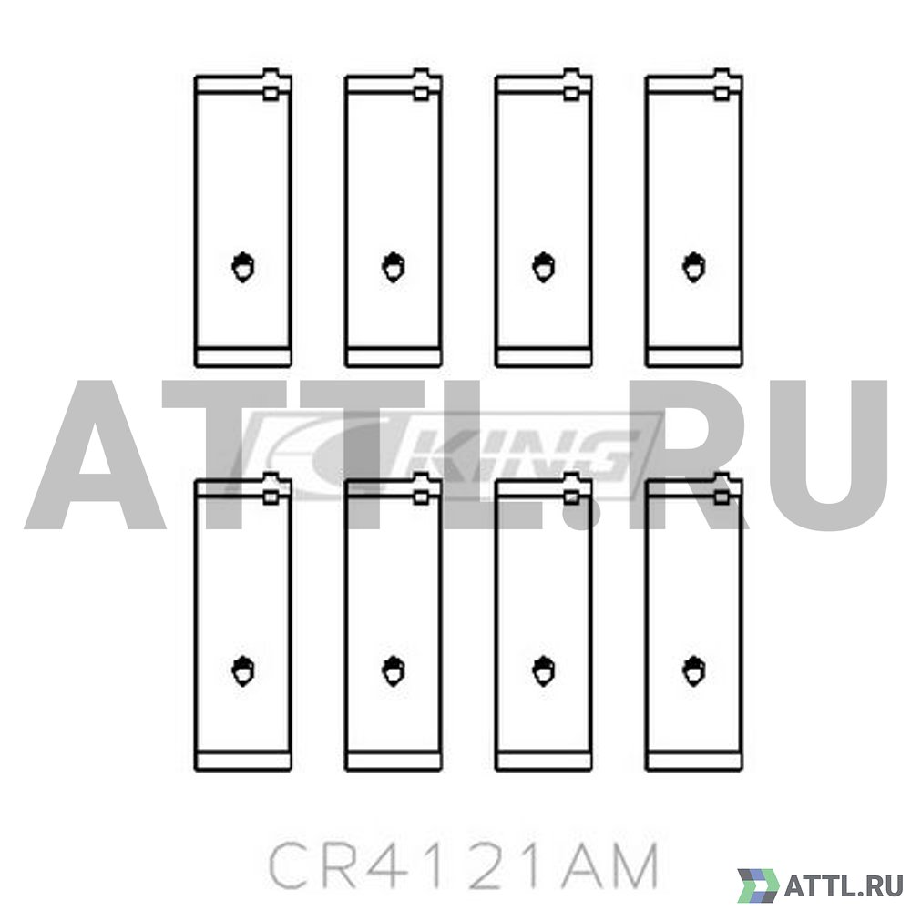 KING CR4121AM Вкладыши шатунные STD