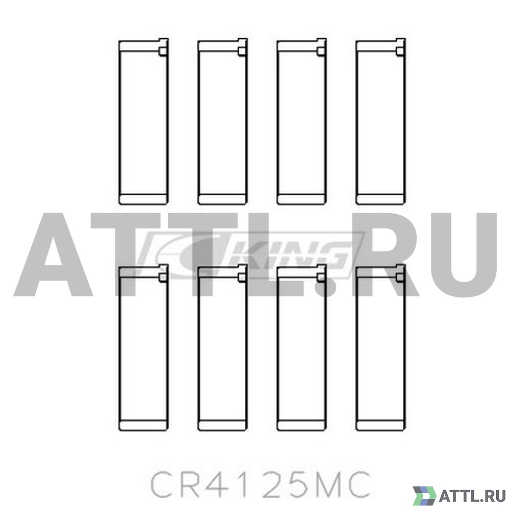 KING CR4125MC Вкладыши шатунные STD