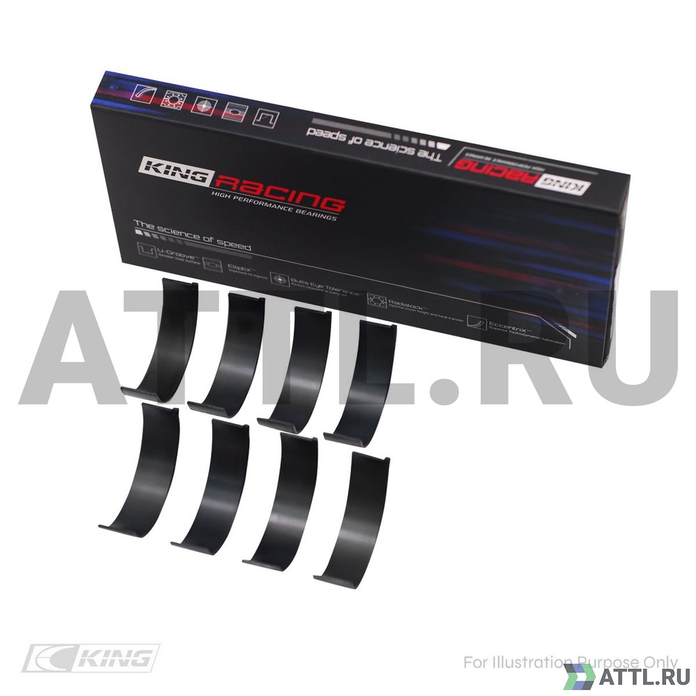 KING CR4125XPG Вкладыши шатунные STD