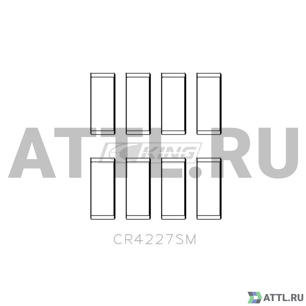 KING CR4227SM Вкладыши шатунные STD