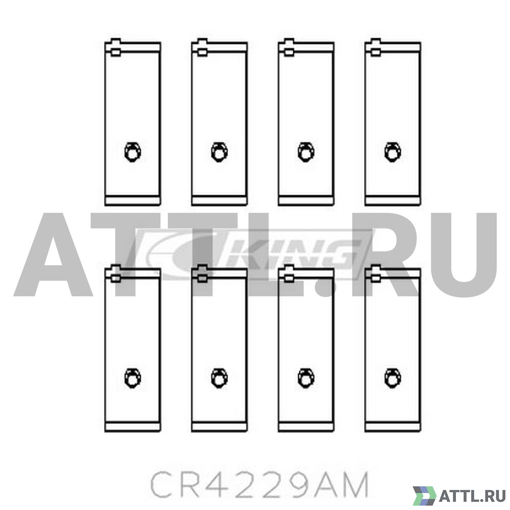 KING CR4229AM Вкладыши шатунные STD
