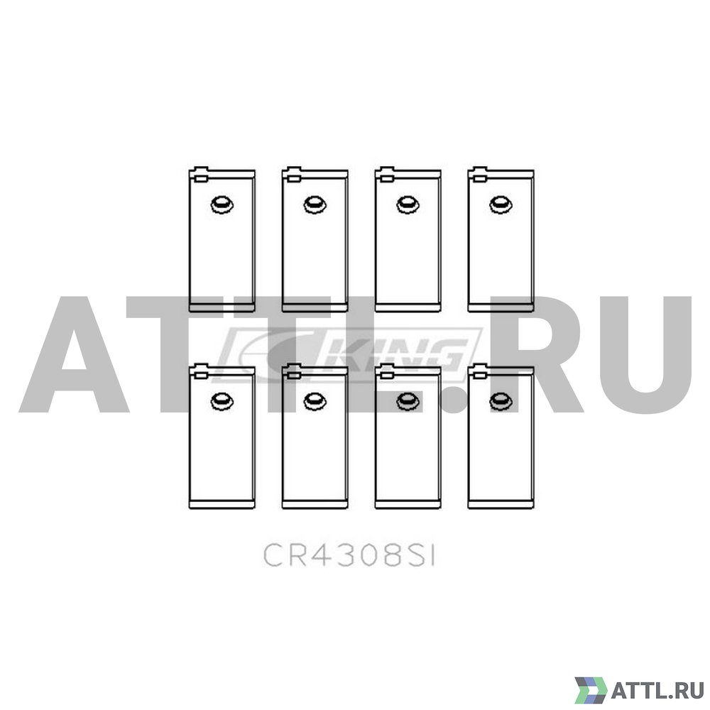 KING CR4308SI Вкладыши шатунные STD