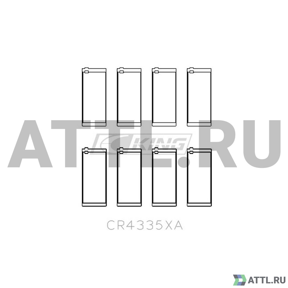 KING CR4335XA Вкладыши шатунные STD