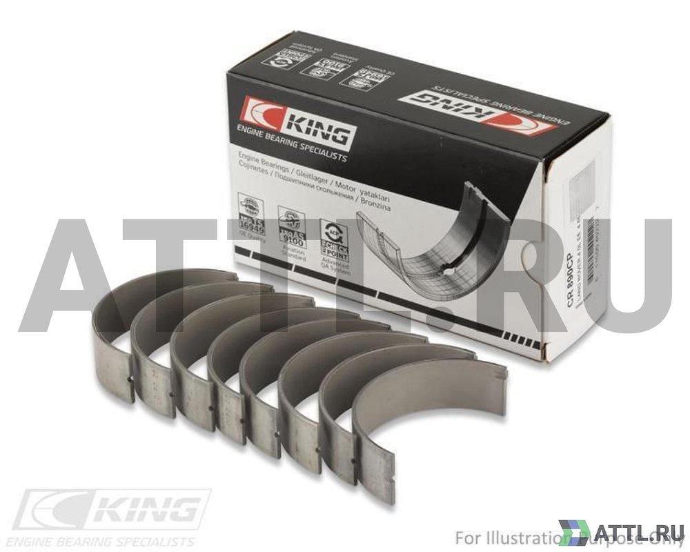 KING CR4349CP0.5 Вкладыши шатунные +0.50