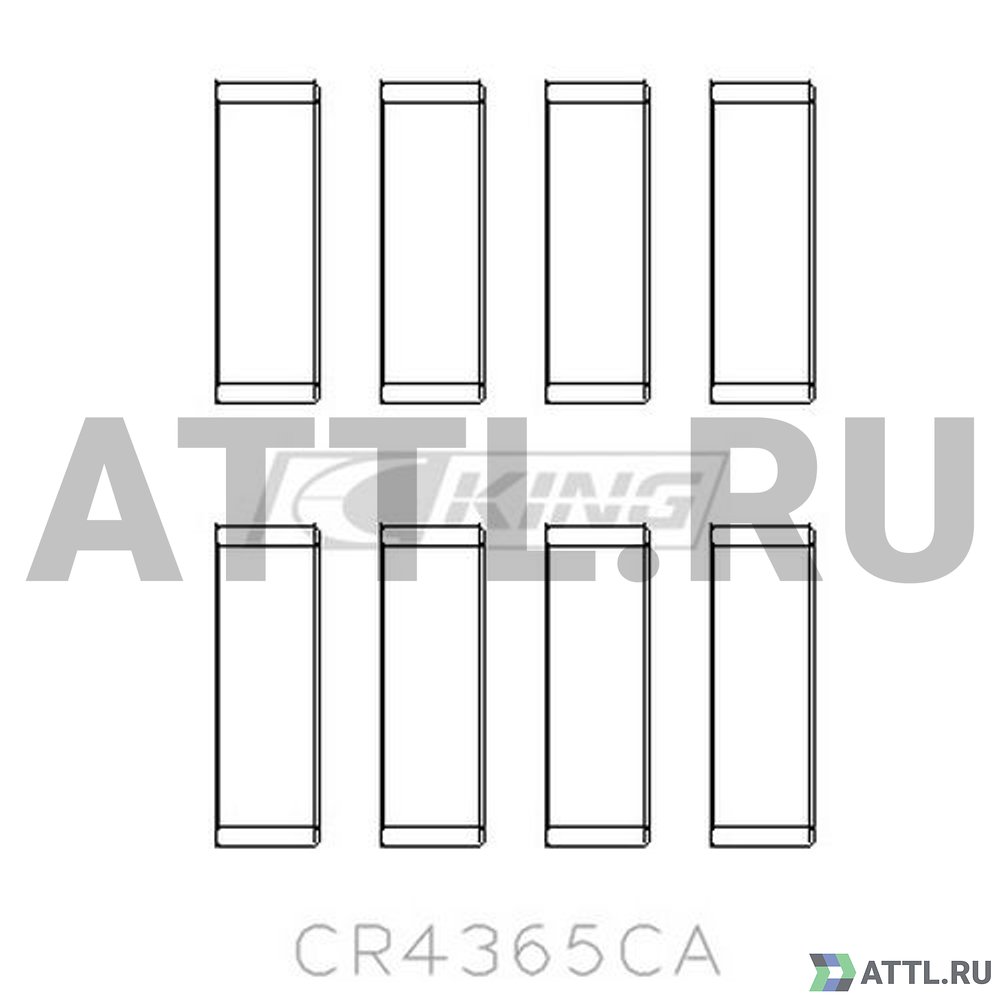 KING CR4365CA Вкладыши шатунные STD