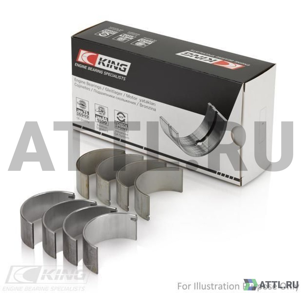 KING CR4365CA0.5 Вкладыши шатунные +0.50