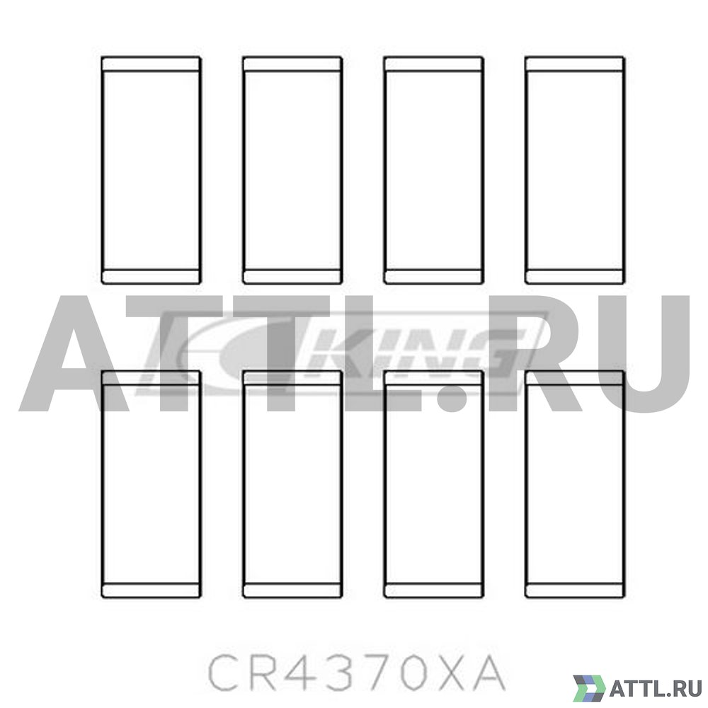 KING CR4370XA Вкладыши шатунные STD