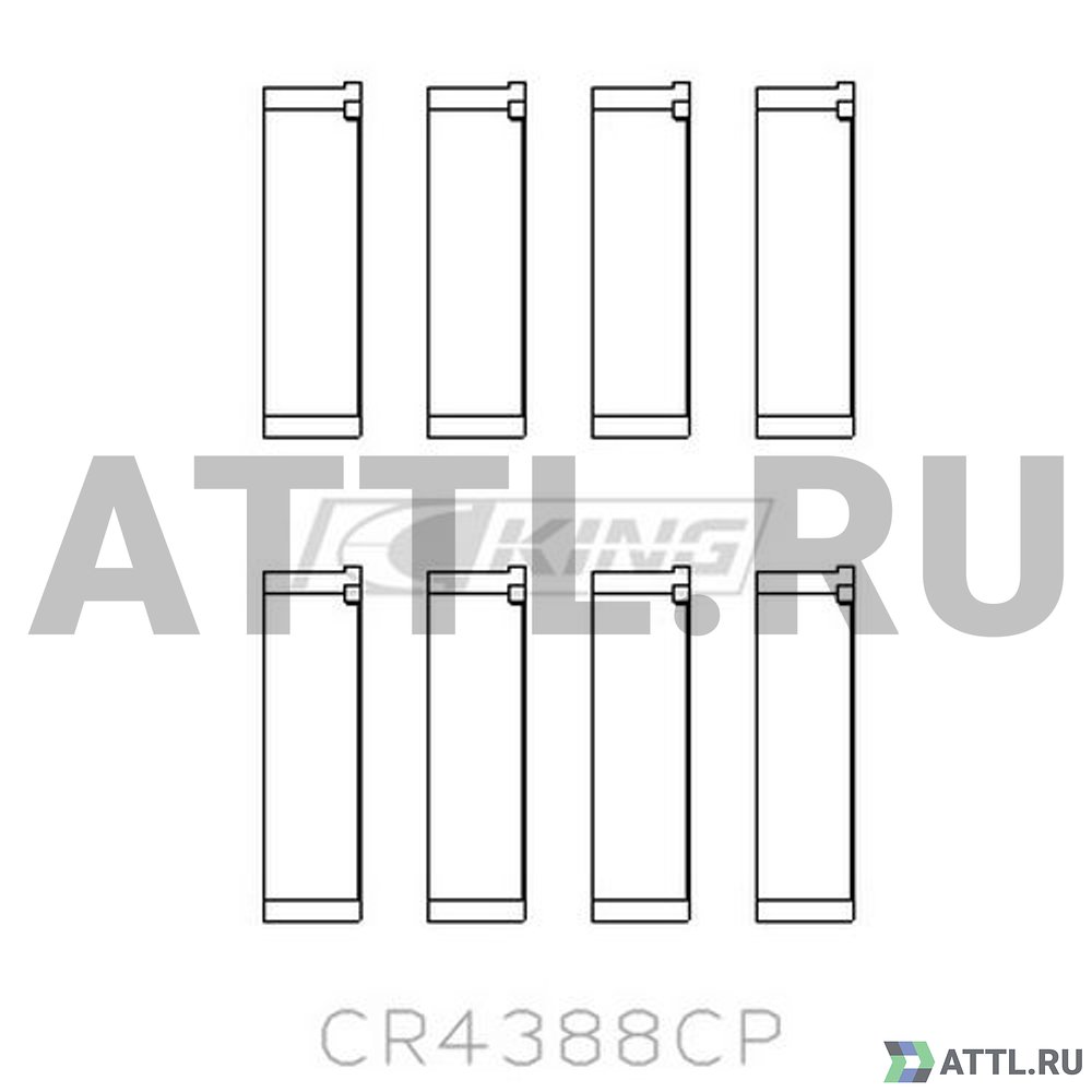 KING CR4388CP Вкладыши шатунные STD
