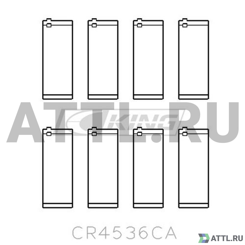 KING CR4536CA Вкладыши шатунные STD