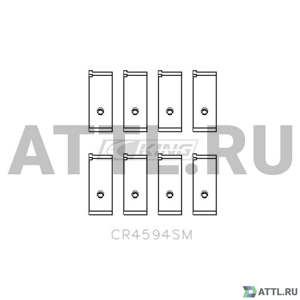 KING CR4594SM Вкладыши шатунные STD
