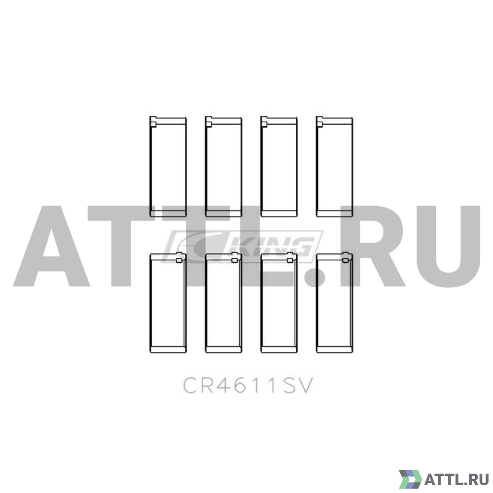 KING CR4611SV Вкладыши шатунные STD