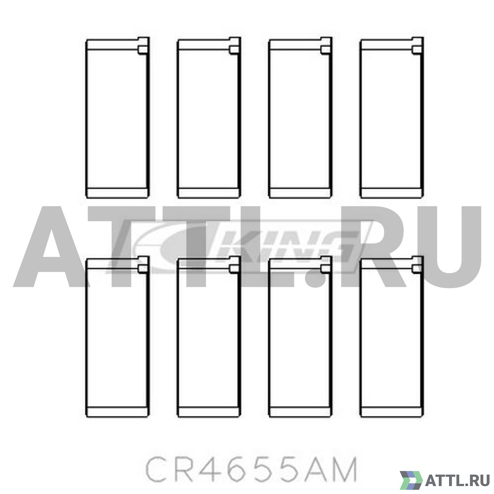 KING CR4655AM Вкладыши шатунные STD