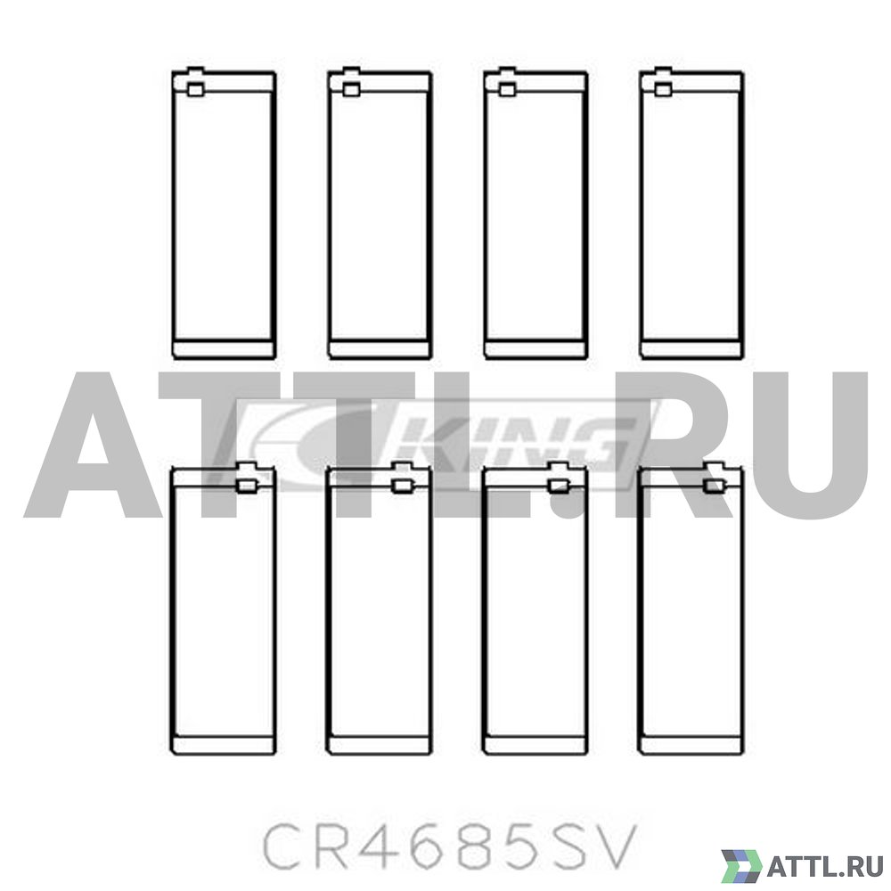 KING CR4685SV Вкладыши шатунные STD
