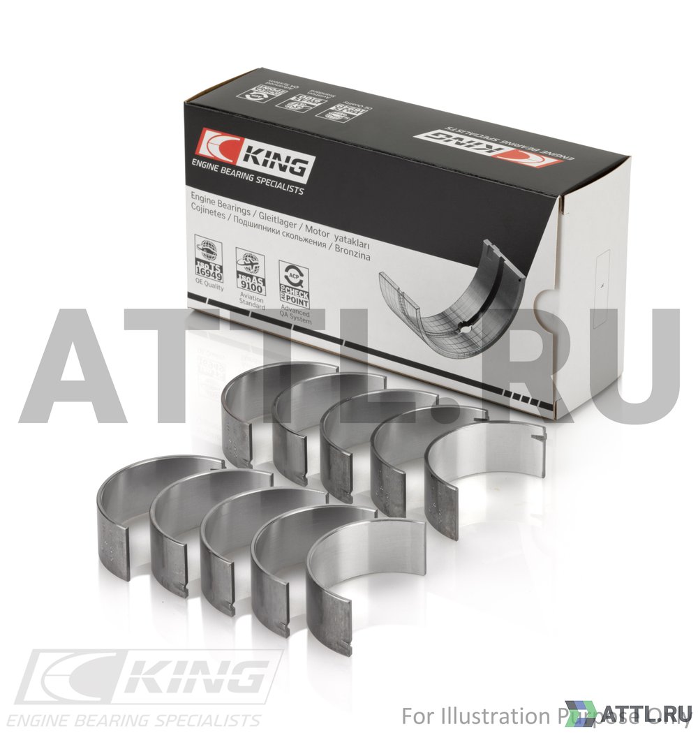 KING CR505AM Вкладыши шатунные STD