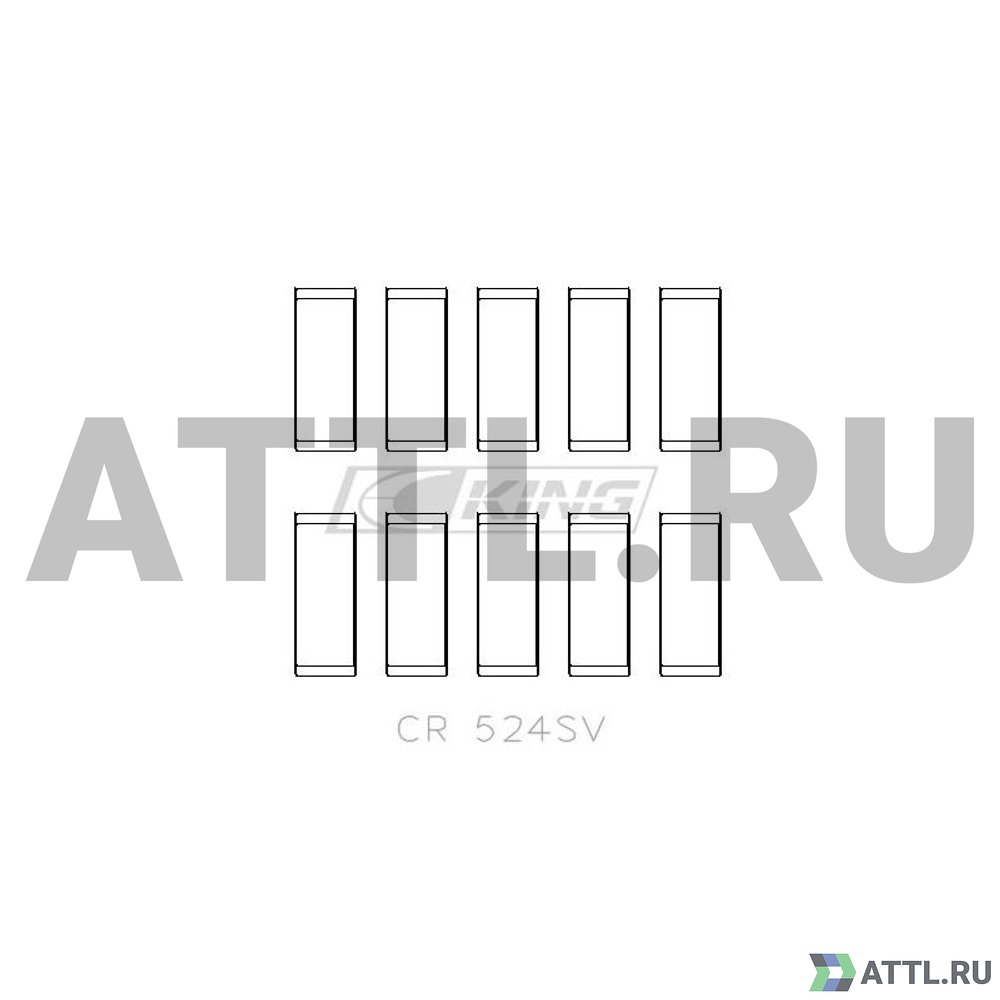 KING CR524SV Вкладыши шатунные STD