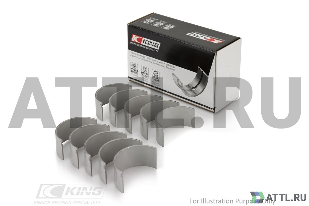 KING CR524SV0.75 Вкладыши шатунные +0.75