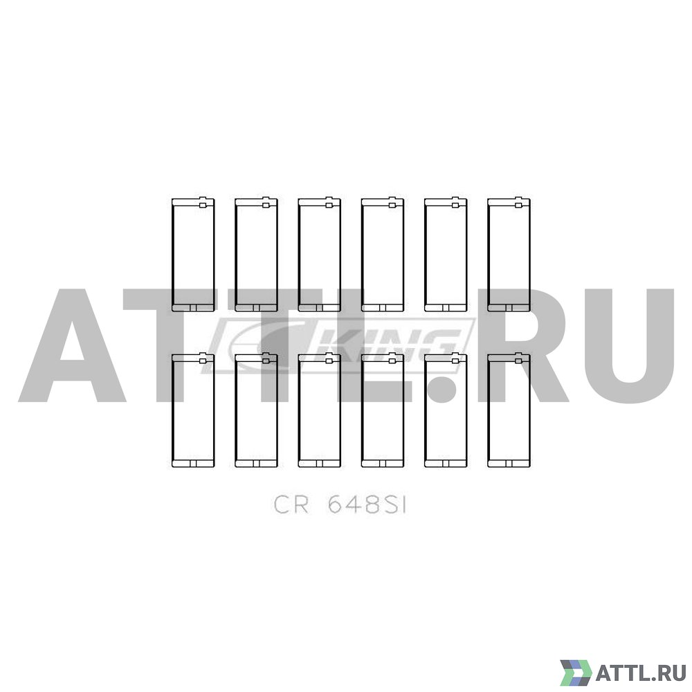 KING CR648SI Вкладыши шатунные STD