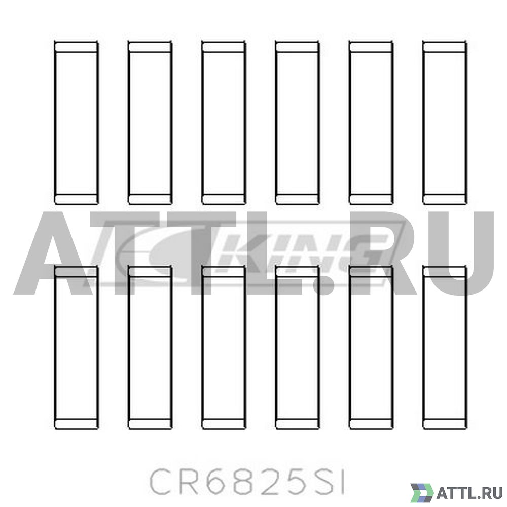 KING CR6825SI Вкладыши шатунные STD