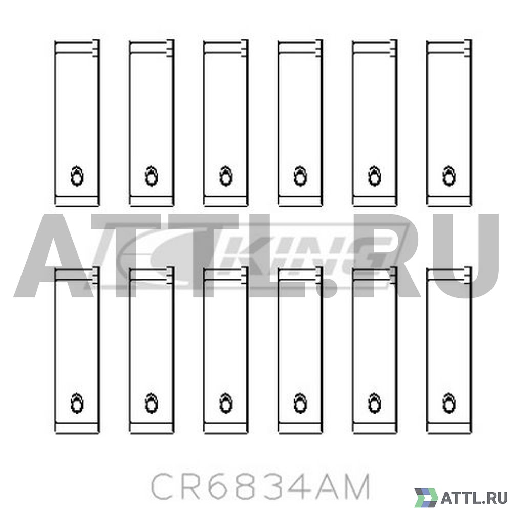 KING CR6834AM Вкладыши шатунные STD