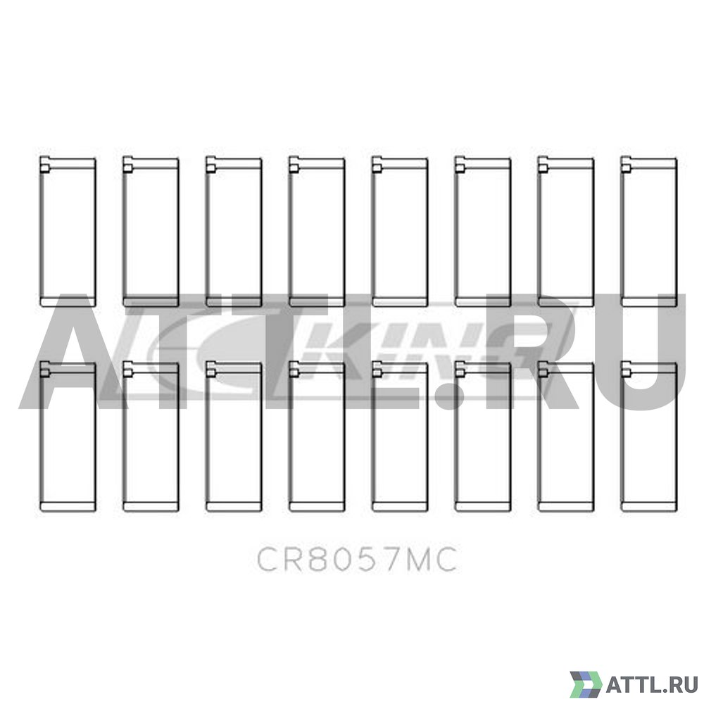 KING CR8057MC Вкладыши шатунные STD