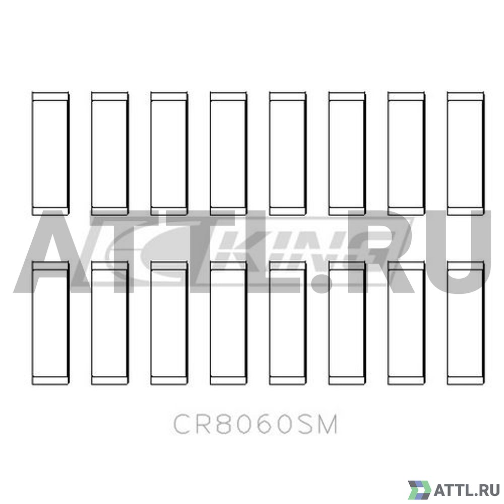 KING CR8060SM Вкладыши шатунные STD