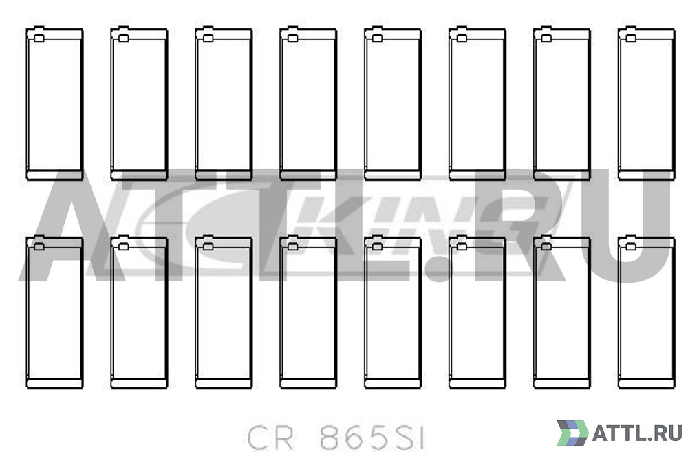KING CR865SI Вкладыши шатунные STD