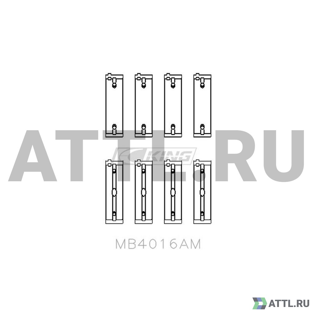 KING MB4016AM Вкладыши коренные STD