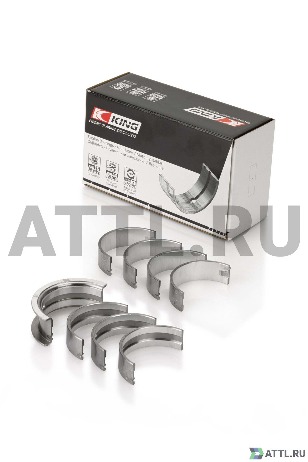 KING MB445SI020 Вкладыши коренные +0.50