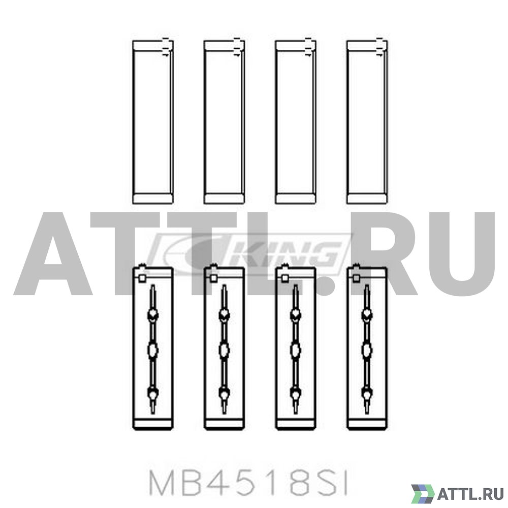 KING MB4518SI Вкладыши коренные STD 3.6L ERB V6