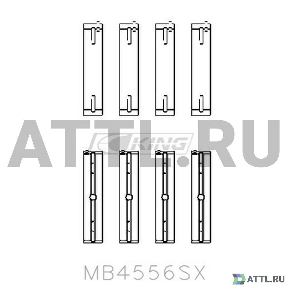 KING MB4556SX Вкладыши коренные STD