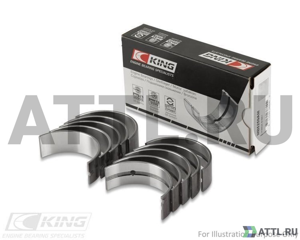 KING MB5028AM0.25 Вкладыши коренные +0.25