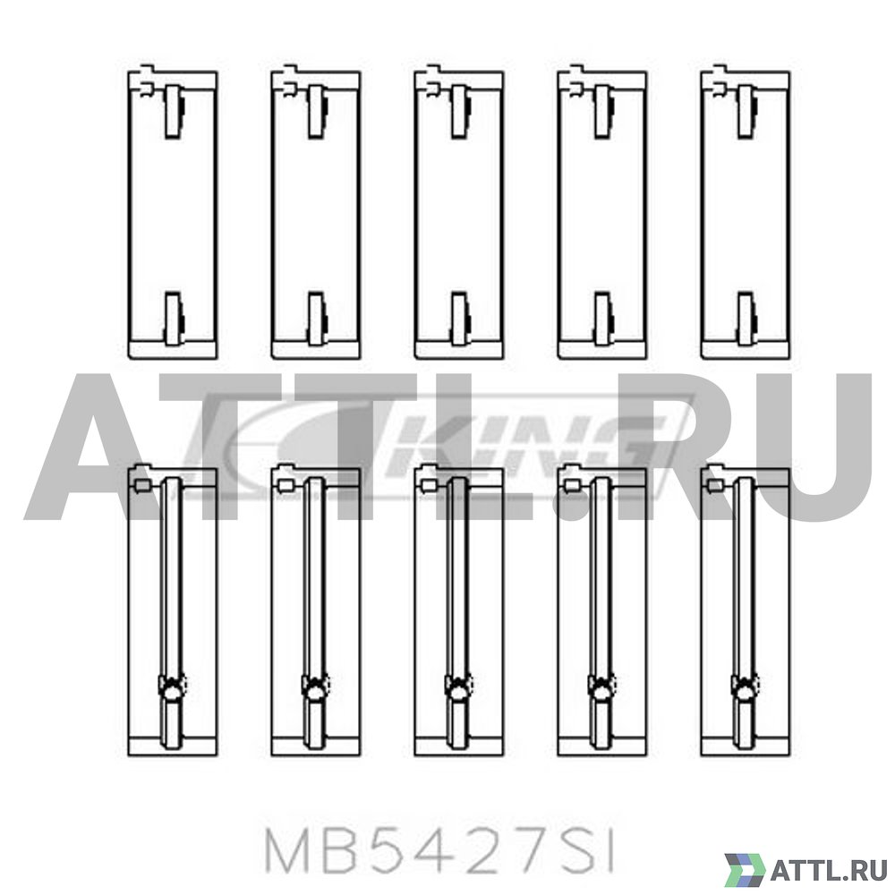 KING MB5427SI Вкладыши коренные STD