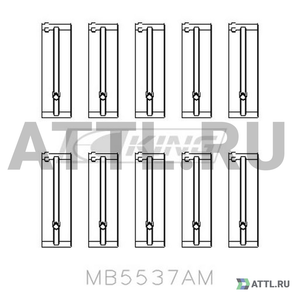 KING MB5537AM Вкладыши коренные STD
