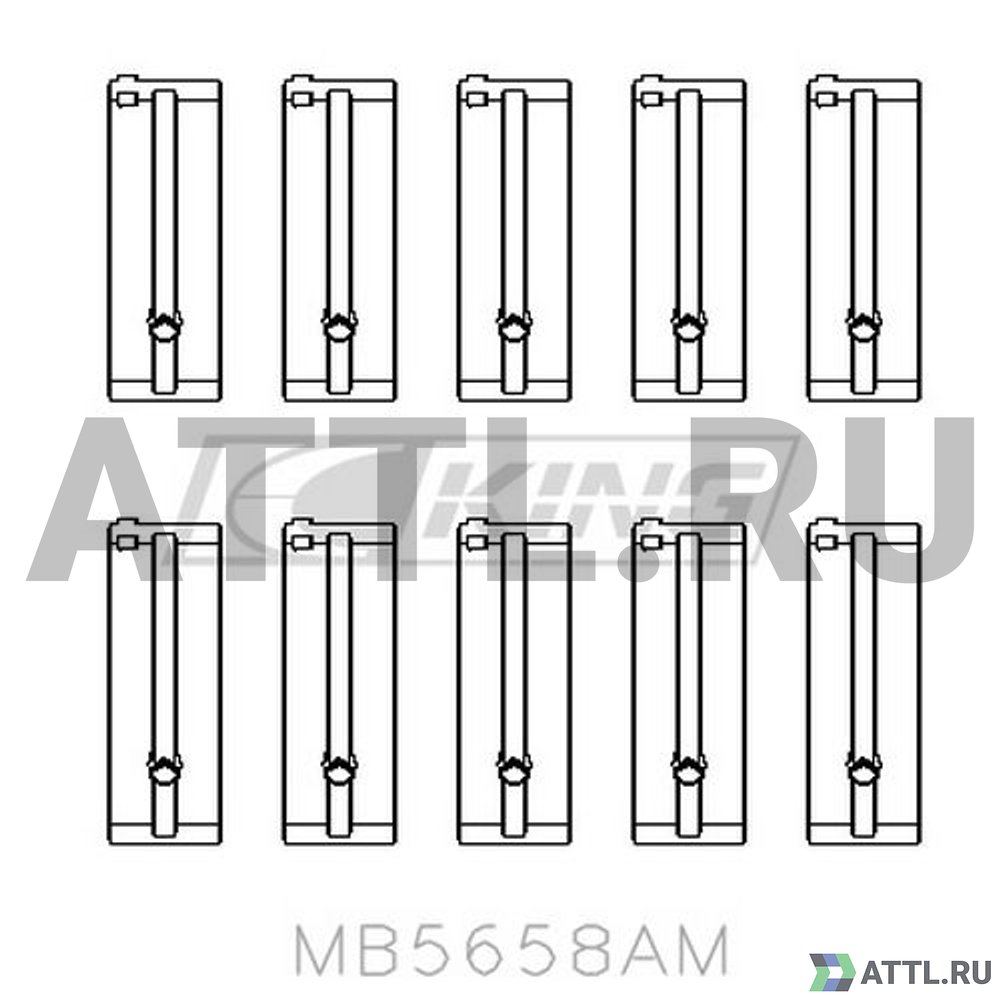 KING MB5658AM Вкладыши коренные STD