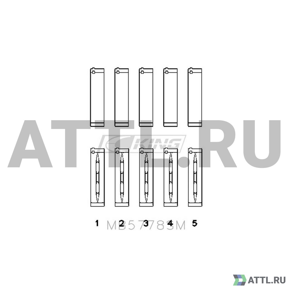 KING MB5778SM Вкладыши коренные STD