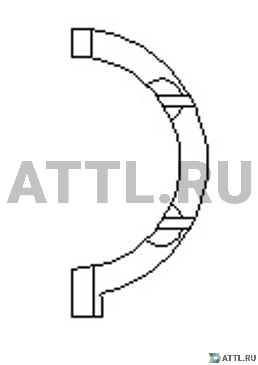 KING TW1006AM Полукольца коленвала упорные STD