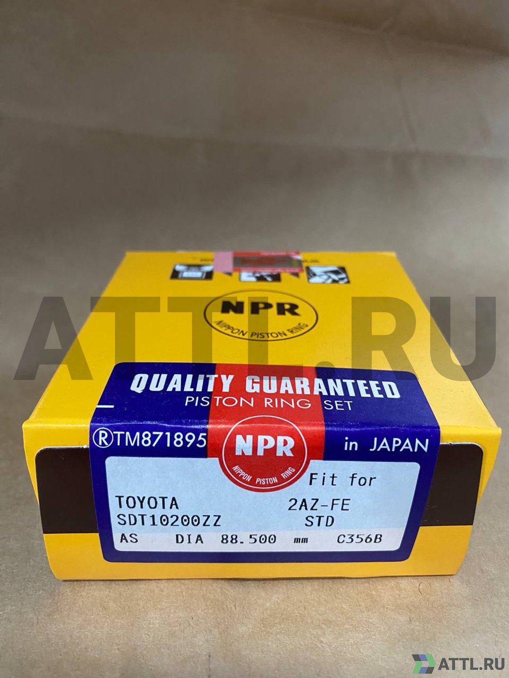 NPR SDT10200ZZ std Поршневые кольца 2AZ-FE