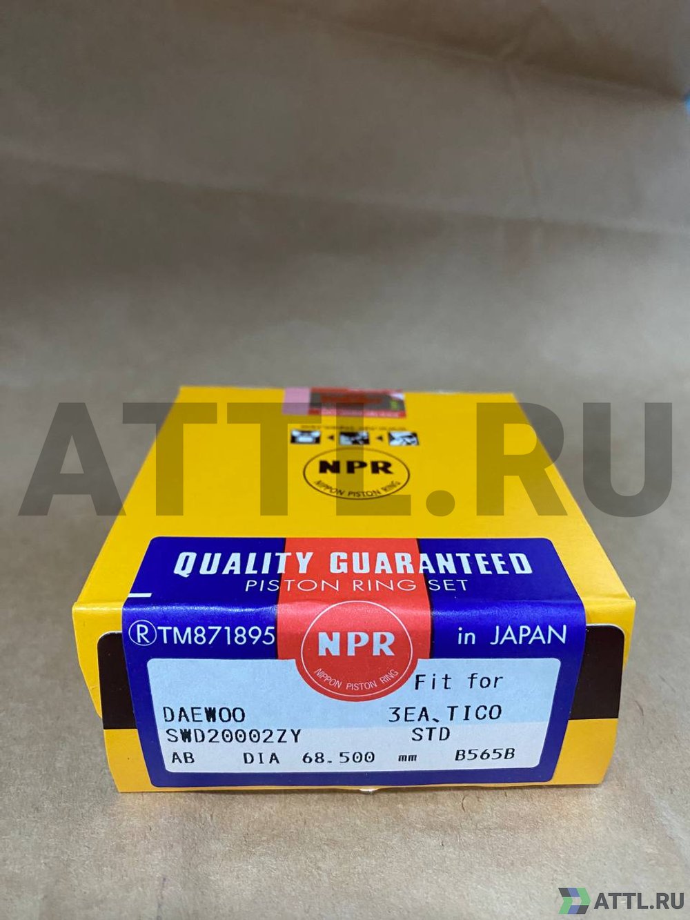 NPR SWD20002ZY std Поршневые кольца 3EA