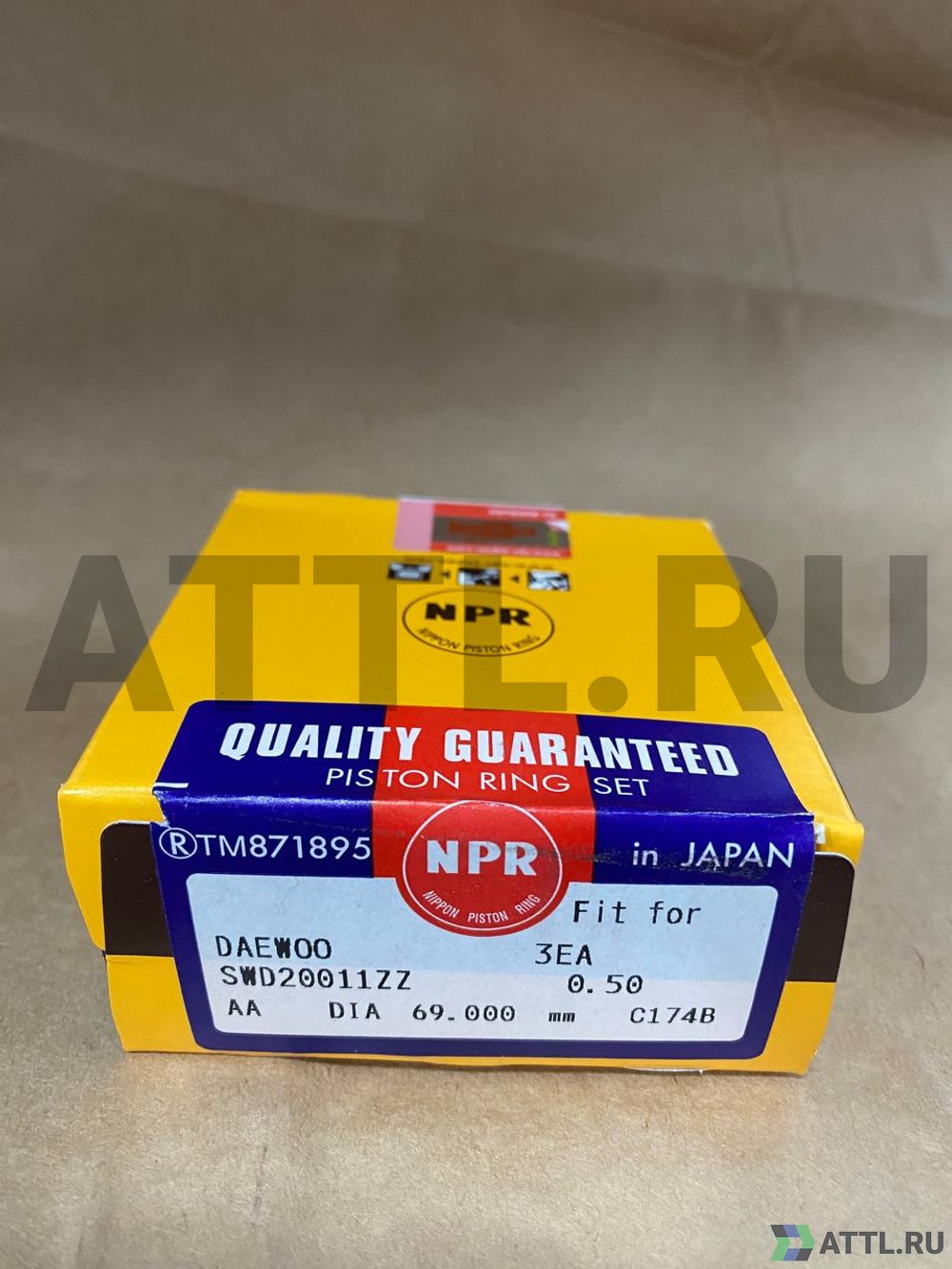 NPR SWD20011ZZ 050 Поршневые кольца 3EA (3cyl)