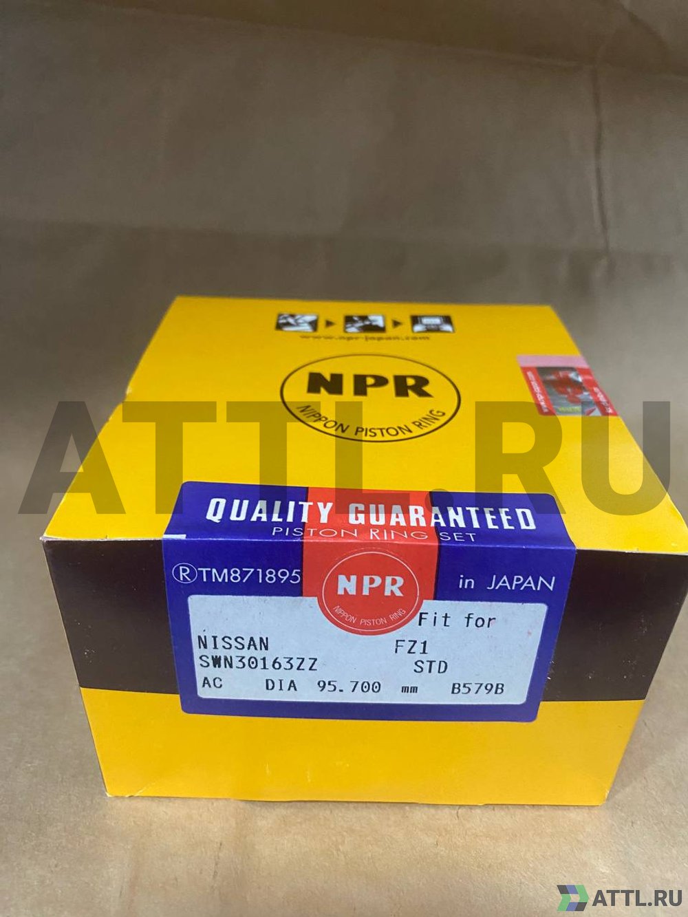 NPR SWN30163ZZ STD Поршневые кольца VQ37VHR