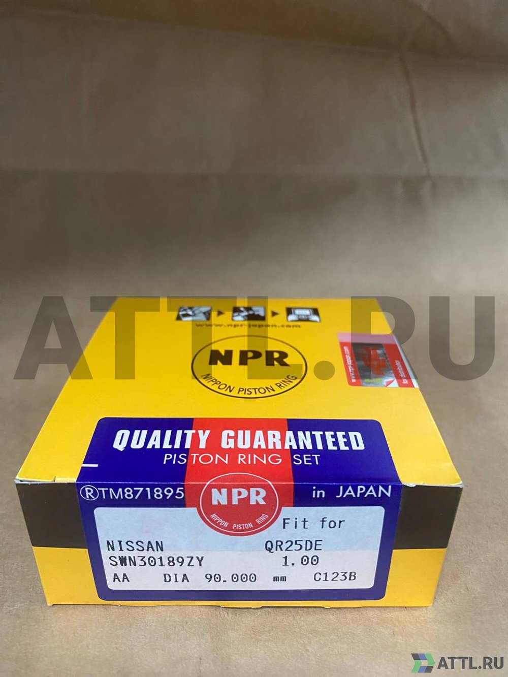 NPR SWN30189ZY 100 Поршневые кольца QR25DE