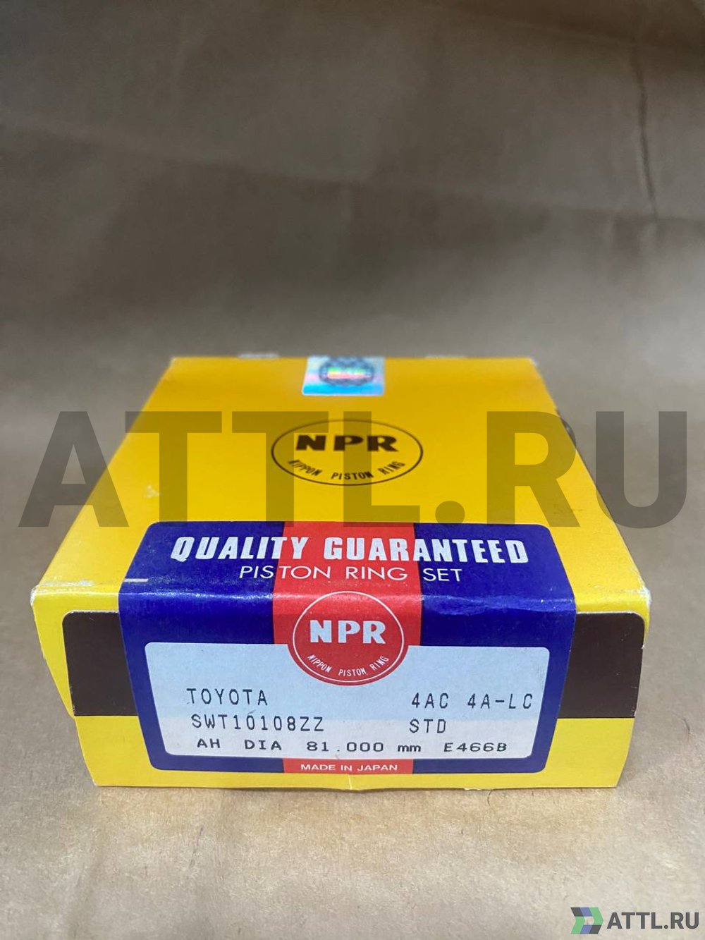 NPR SWT10108ZZ STD Поршневые кольца 4A-GEU