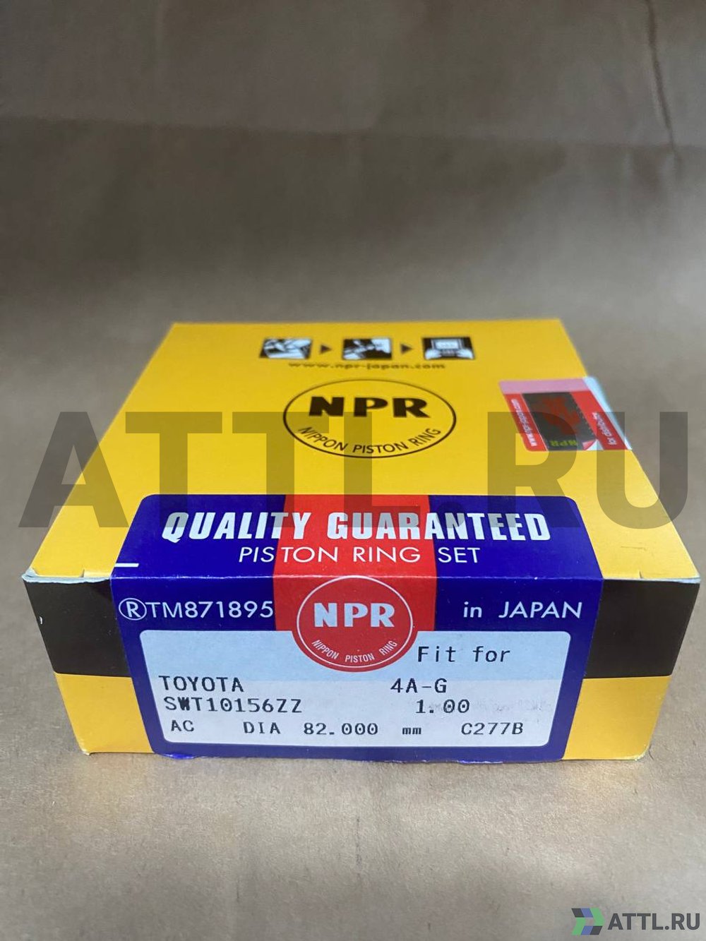 NPR SWT10156ZZ 100 Поршневые кольца 4A-FE