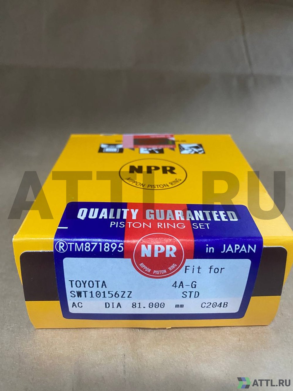 NPR SWT10156ZZ std Поршневые кольца 4A-FE