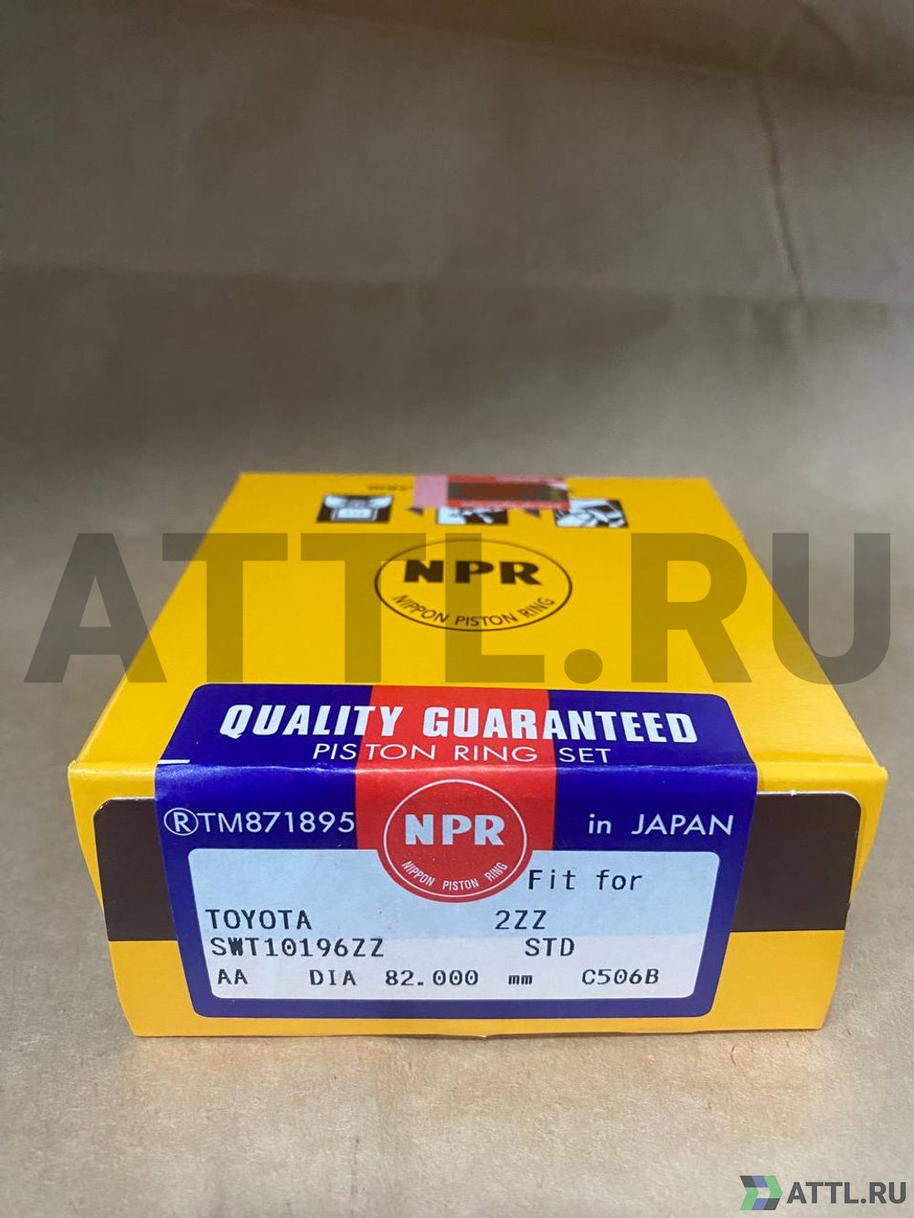 NPR SWT10196ZZ STD Поршневые кольца 2ZZ-FE
