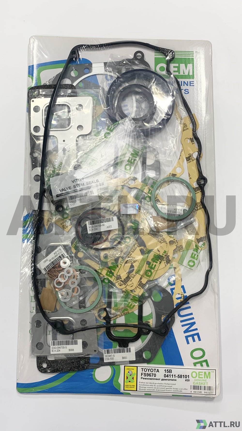 OEM GENUINE GASKET 04111-58101 S Ремкомплект двигателя (FS9670-S)