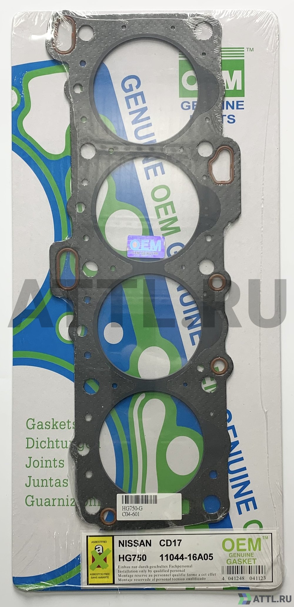 OEM GENUINE GASKET 11044-16A05 G Прокладка ГБЦ (HG750-G)