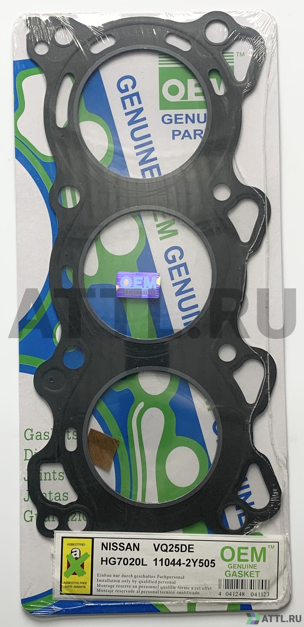 OEM GENUINE GASKET 11044-2Y505 S Прокладка ГБЦ VQ25DE (HG7020L-S)
